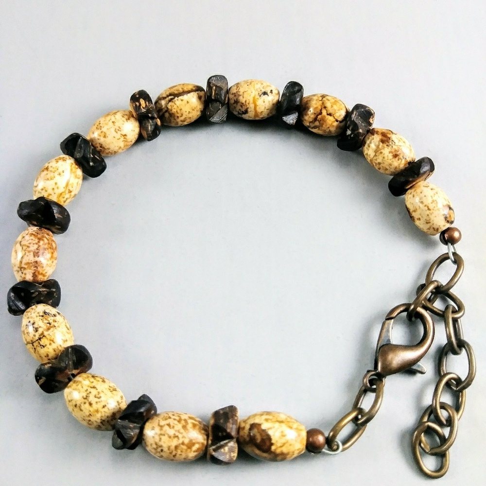 PictureStone/ Coca Flower Bracelet